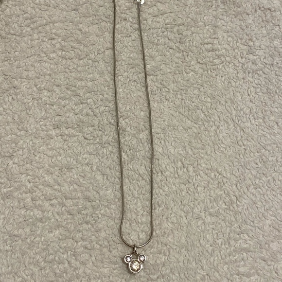 Mickey Mouse Rhinestone Necklace - Picture 2 of 2